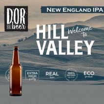 Пиво светлое «Hill Valley» (New England IPA) в стекле 0,5л.